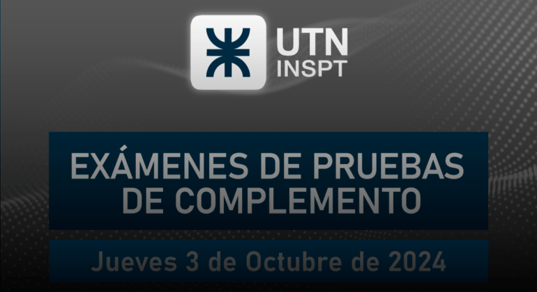 Exámenes de pruebas de complemento