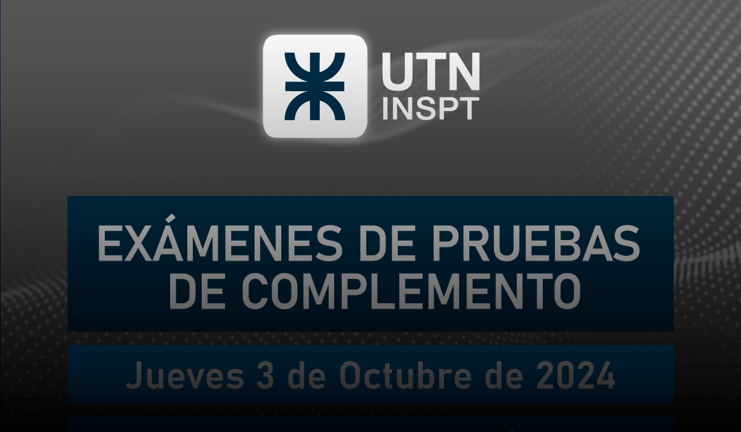 Exámenes de pruebas de complemento